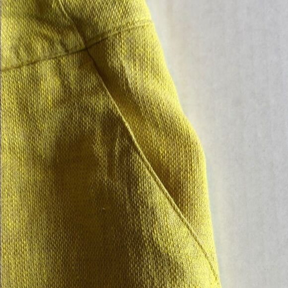 Yellow skirt with back slit size 10 by Merona - Picture 3 of 4